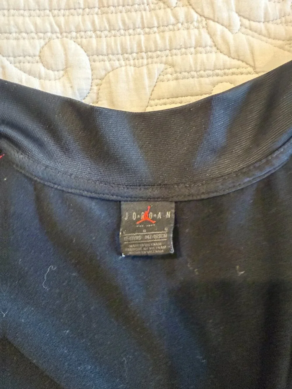 Nike Air Jordan Boys Black Track Suit Set Jacket & Pants Size L (12)